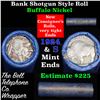 Image 1 : Buffalo Nickel Shotgun Roll in Old Bank Style 'Bell Telephone' Wrapper 1924 & s Mint Ends Grades