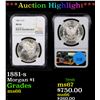 Image 1 : ***Auction Highlight*** NGC 1881-s Morgan Dollar $1 Graded ms66 By NGC (fc)