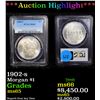 Image 1 : ***Auction Highlight*** PCGS 1902-s Morgan Dollar $1 Graded ms65 By PCGS (fc)