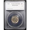 Image 4 : ***Auction Highlight*** 1919-p FS-401 2 Feathers Buffalo Nickel 5c Graded ms63 details By SEGS (fc)