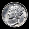 Image 2 : ***Auction Highlight*** 1917-p Mercury Dime 10c Graded ms66 FSB By SEGS (fc)