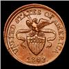 Image 2 : ***Auction Highlight*** 1863 Not One Cent F-196/355 R3 Mint Error Civil War Token 1c Graded au58+ By