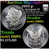 Image 1 : ***Auction Highlight*** 1885-p Morgan Dollar $1 Graded ms65 DMPL By SEGS (fc)