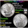 Image 1 : ***Auction Highlight*** 1882-p Morgan Dollar $1 Graded ms67 By SEGS (fc)
