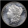 Image 2 : ***Auction Highlight*** 1887-p Morgan Dollar $1 Graded ms64+ DMPL By SEGS (fc)