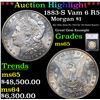 ***Auction Highlight*** 1883-S Vam 6 R5 Morgan Dollar $1 Graded ms65 By SEGS (fc)
