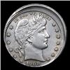 Image 2 : ***Auction Highlight*** 1908-p Mint Error Barber Quarter 25c Graded ms64 By SEGS (fc)
