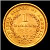 Image 3 : ***Auction Highlight*** 1854-s Gold Dollar $1 Graded Choice Unc By USCG (fc)