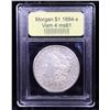 Image 4 : ***Auction Highlight*** 1884-s Vam 4 Morgan Dollar $1 Graded BU+ By USCG (fc)