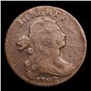 Image 2 : ***Auction Highlight*** 1798 Draped Bust Large Cent 1c Graded f, fine By USCG (fc)