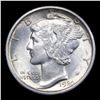 Image 2 : ***Auction Highlight*** 1920-d Mercury Dime 10c Graded Choice Unc FSB By USCG (fc)