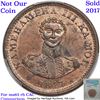 Image 8 : ***Auction Highlight*** 1847 Crosslet 4, 15 Berries Hawaii 1c Graded Select+ Unc RB By USCG (fc)