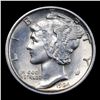 Image 2 : ***Auction Highlight*** 1924-d Mercury Dime 10c Graded Choice Unc+ FSB By USCG (fc)