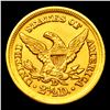 Image 3 : ***Auction Highlight*** 1852-d Delanga Gold Liberty Quarter Eagle $2 1/2 Graded Select Unc By USCG (