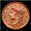 Image 2 : ***Auction Highlight*** 1838 Coronet Head Large Cent 1c Graded Select+ Unc BN By USCG (fc)