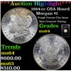 Image 1 : ***Auction Highlight*** 1884-cc GSA Hoard Morgan Dollar $1 Grades Choice Unc (fc)