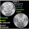 Image 1 : ***Auction Highlight*** 1890-s Morgan Dollar $1 Grades Choice+ Unc (fc)