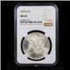 Image 2 : NGC 1879-s Morgan Dollar $1 Graded ms65 By NGC