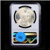 Image 3 : NGC 1923-p Peace Dollar $1 Graded ms65 By NGC
