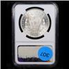 Image 3 : NGC 1880-s Morgan Dollar $1 Graded ms64 By NGC