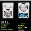 Image 1 : NGC 1904-o Morgan Dollar $1 Graded ms65 By NGC