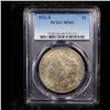 Image 2 : PCGS 1921-s Morgan Dollar $1 Graded ms63 By PCGS