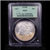 Image 2 : PCGS 1887-p Morgan Dollar $1 Graded ms64 By PCGS