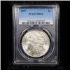 Image 2 : PCGS 1897-p Morgan Dollar $1 Graded ms64 By PCGS