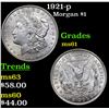 Image 1 : 1921-p Morgan Dollar $1 Grades BU+