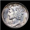 Image 2 : 1927-p Mercury Dime 10c Grades Choice Unc+ FSB