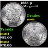 Image 1 : 1885-p Morgan Dollar $1 Grades Choice Unc