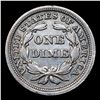 Image 3 : 1858-p Seated Liberty Dime 10c Grades AU Details