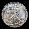 Image 2 : 1939-p Walking Liberty Half Dollar 50c Grades Choice AU/BU Slider