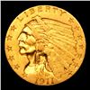 Image 2 : 1911-p Gold Indian Quarter Eagle $2 1/2 Grades Choice AU/BU Slider