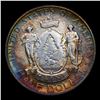 Image 2 : 1920 Maine Rainbow Toned Old Commem Half Dollar 50c Grades Choice Unc
