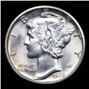 Image 2 : 1938-d Mercury Dime 10c Grades GEM++ Unc