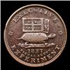 Image 2 : 1837 Executive Experiment HT-33 Hard Times Token 1c Grades vf++