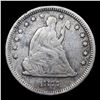 Image 2 : 1877-s Seated Liberty Quarter 25c Grades vf details