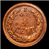 Image 3 : 1863 Liberty Cap F-1/131a RPD Civil War Token 1c Grades AU, Almost Unc