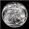 Image 2 : 1941-p Walking Liberty Half Dollar 50c Grades Choice Unc