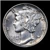 Image 2 : 1937-p Mercury Dime 10c Grades Select Unc+ FSB