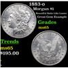 Image 1 : 1883-o Morgan Dollar $1 Grades GEM Unc