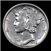 Image 2 : 1928-d Mercury Dime 10c Grades xf