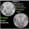 Image 1 : 1898-o Morgan Dollar $1 Grades GEM Unc