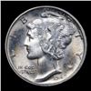 Image 2 : 1942-s Mercury Dime 10c Grades GEM+ FSB
