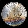 Image 2 : 1884-p Rainbow Toned Vam 2 Morgan Dollar $1 Grades Select+ Unc