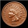 Image 2 : 1873 Closed 3 Minor Mint Error Indian Cent 1c Grades xf
