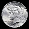 Image 2 : 1924-p Peace Dollar $1 Grades Choice+ Unc