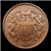 Image 2 : 1864 Two Cent Piece 2c Grades xf