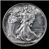 Image 2 : 1942-d Walking Liberty Half Dollar 50c Grades Choice AU/BU Slider